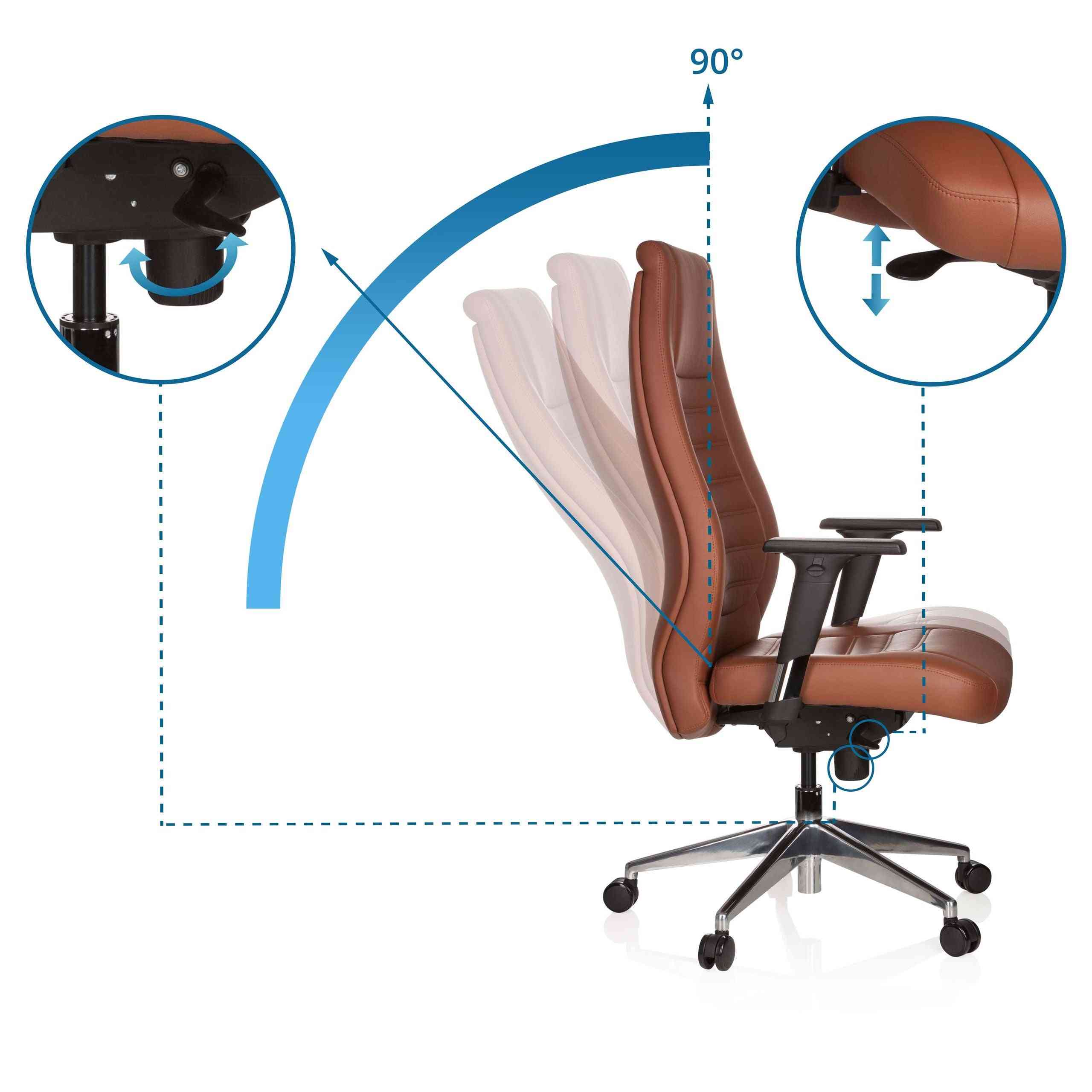 Vadītāju krēsls VITORO - Ergostock.lv