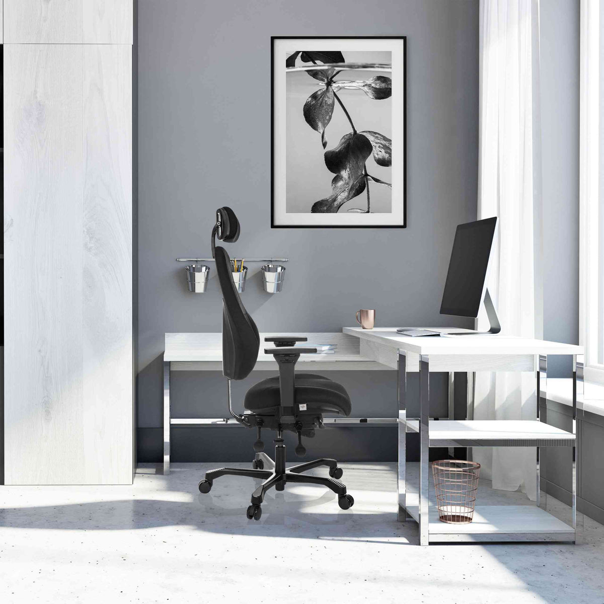 Biroja krēsls 24H/7 XXL - Ergostock.lv