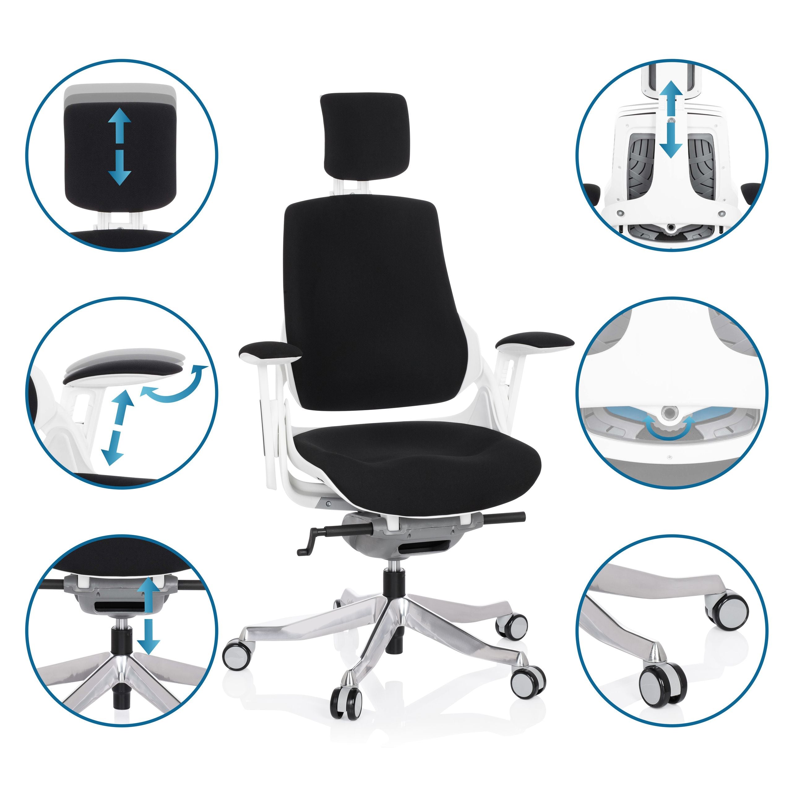 Biroja krēsls SPEKTRE - Ergostock.lv