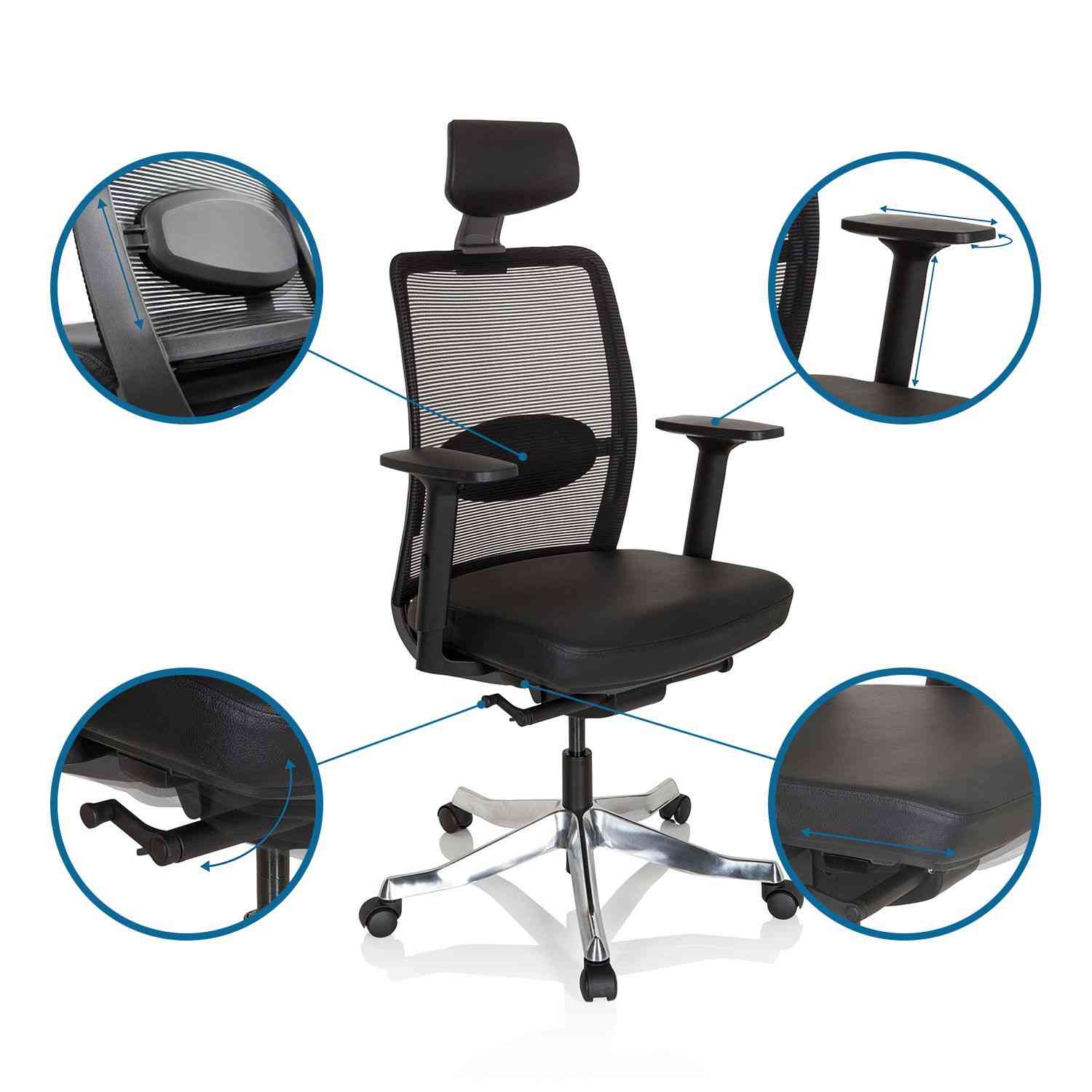 Biroja krēsls SENATOR PRO - Ergostock.lv