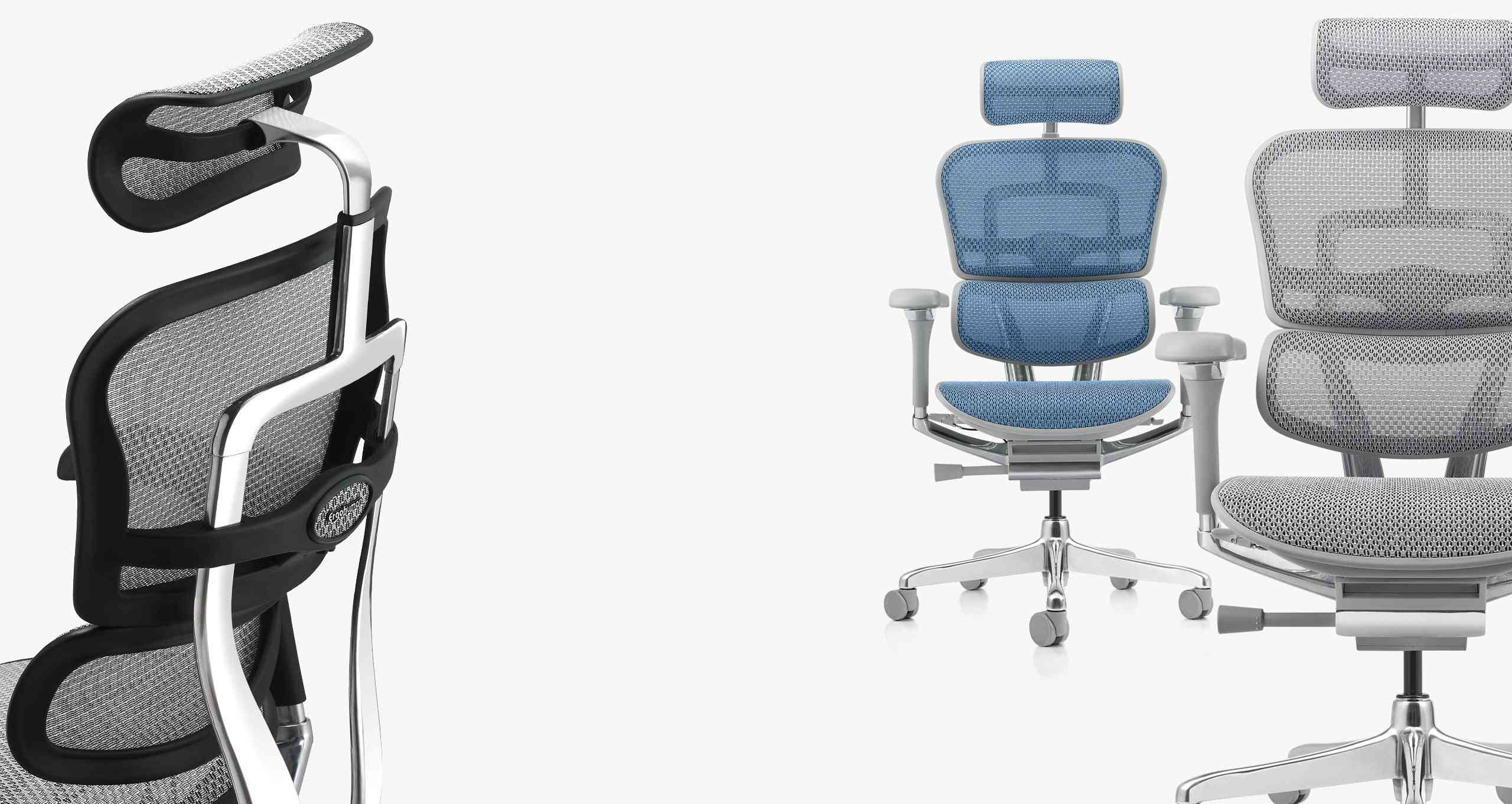 Biroja krēsls Ergohuman LUXURY BS Black - Ergostock.lv