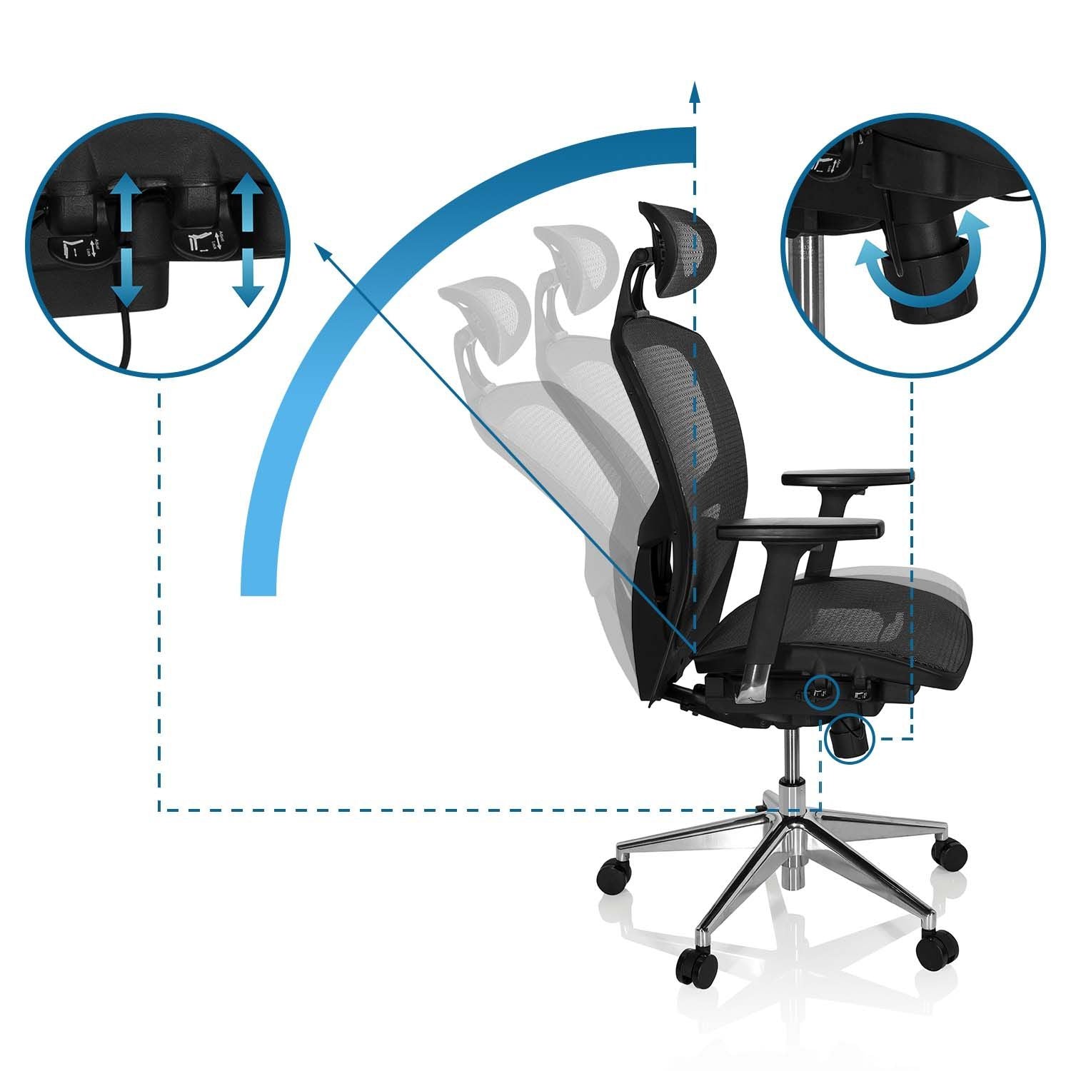 Biroja krēsls VENUS ONE - Ergostock.lv