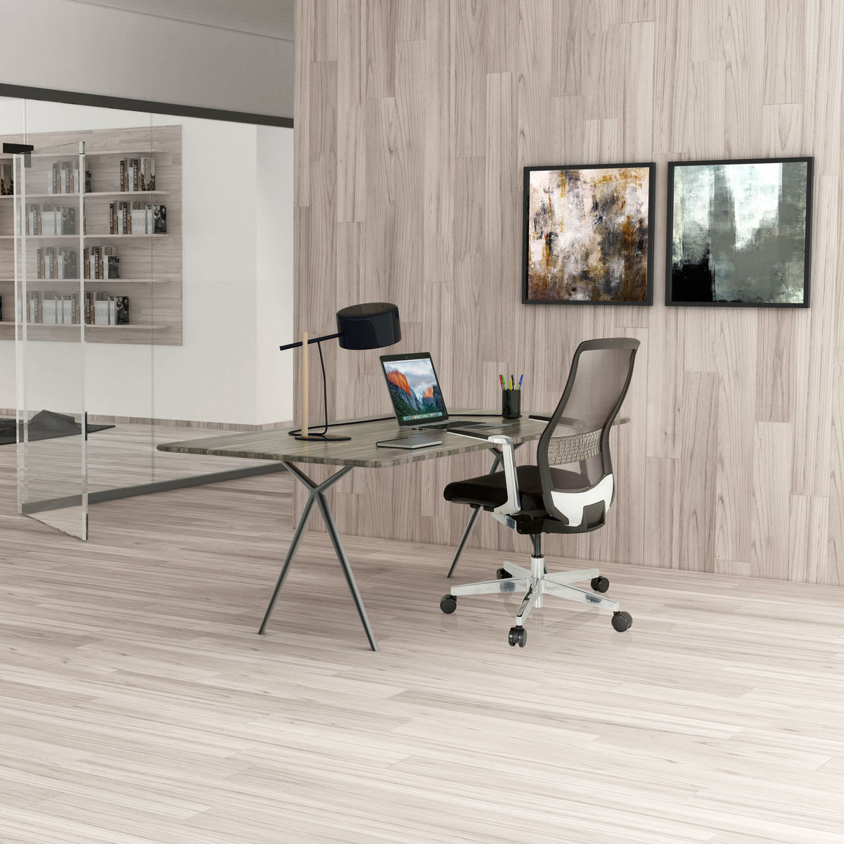 Biroja krēsls FOUNTAINE PRO - Ergostock.lv