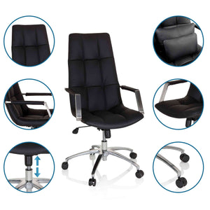 Biroja krēsls SARANTO PRO Leather - Ergostock.lv