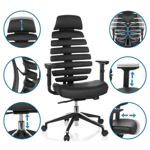 Biroja krēsls ERGO LINE II PRO Leather - Ergostock.lv