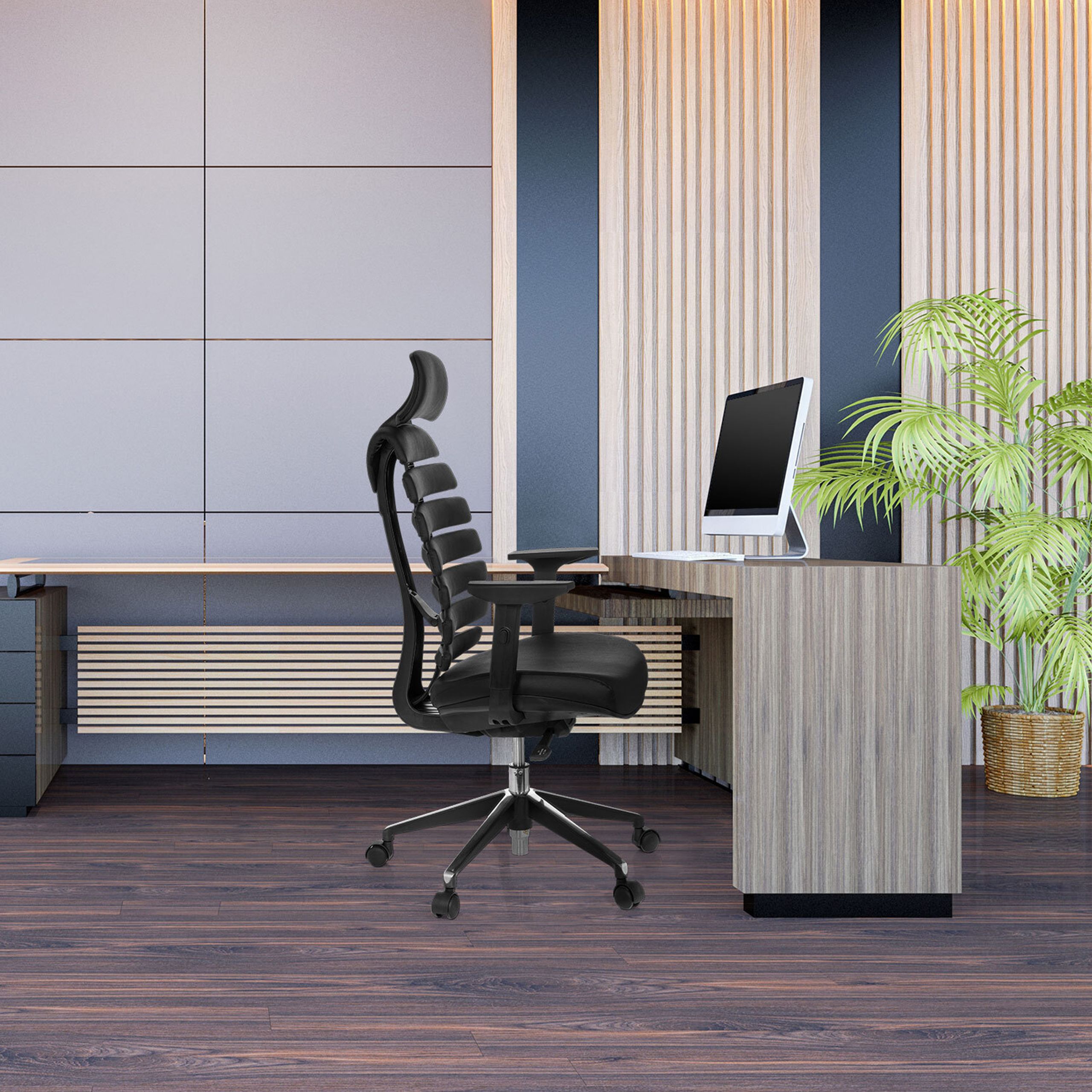 Biroja krēsls ERGO LINE II PRO Leather - Ergostock.lv