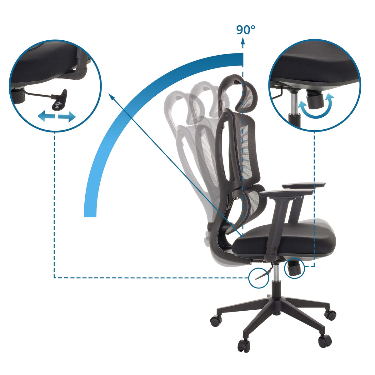 Biroja krēsls ERGOMY - Ergostock.lv