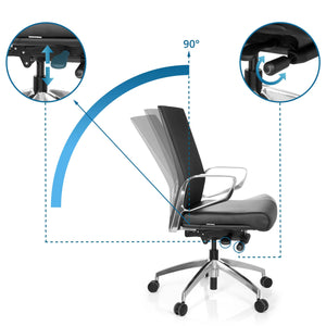 Biroja krēsls PROVIDER NET - Ergostock.lv