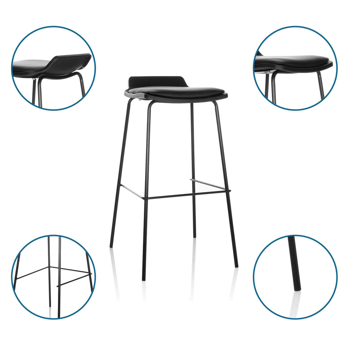 Bāra krēsls LONSO 10 - Ergostock.lv