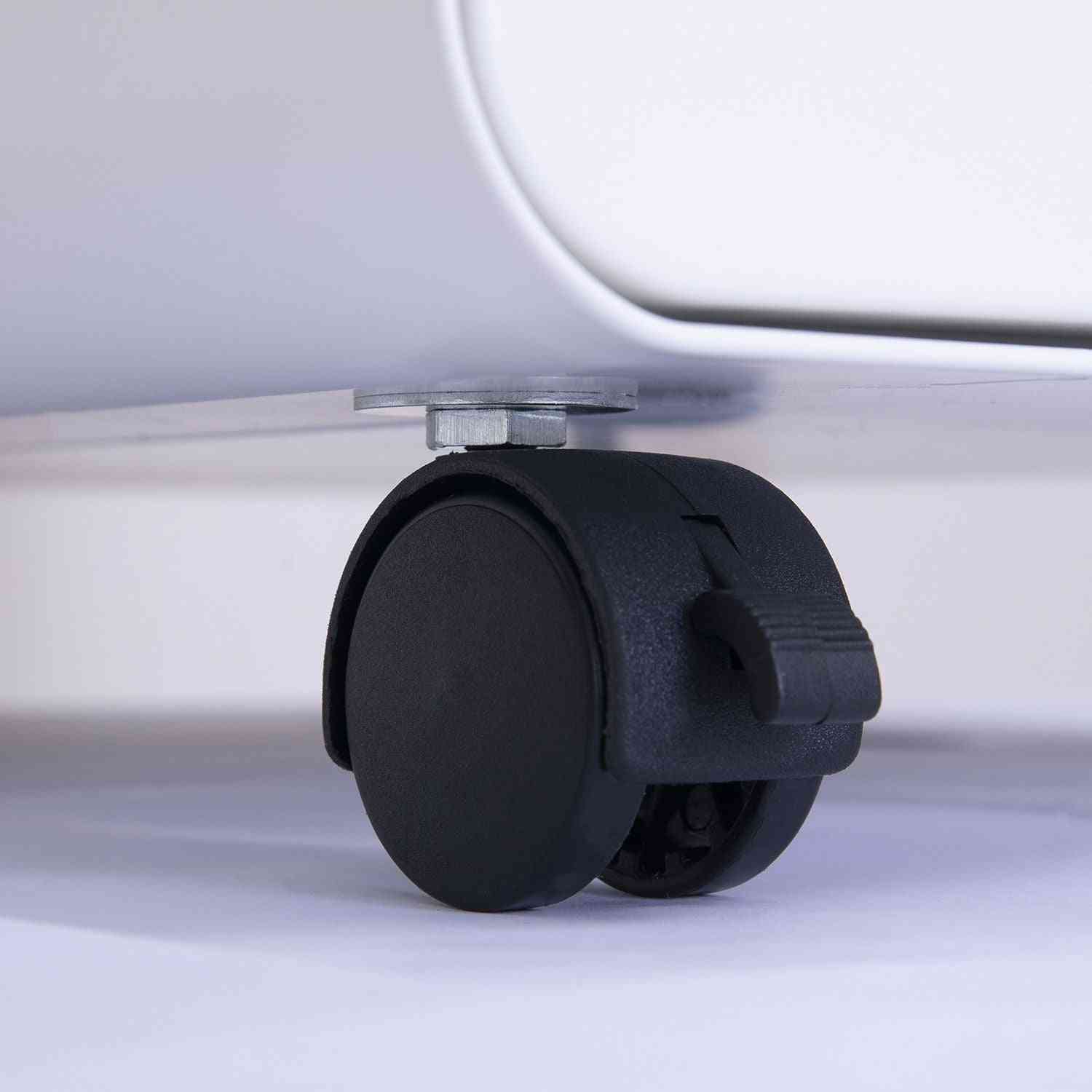 Metāla atvilktņu bloks ADVANCE, slēdzams, uz ritentiņiem - Ergostock.lv