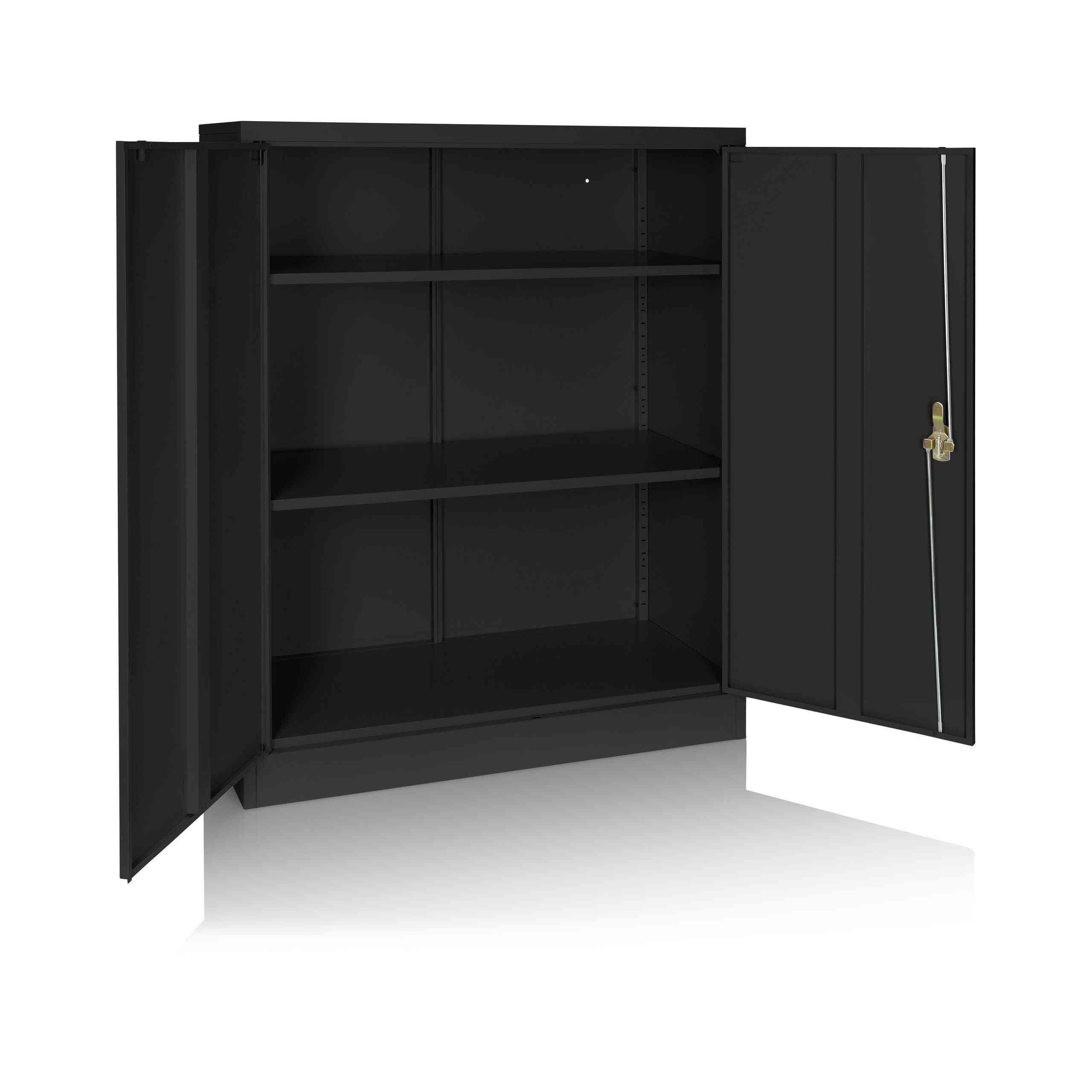 Dokumentu skapis ar 3 plauktiem COLOR, slēdzams - Ergostock.lv