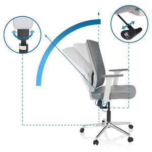 Biroja krēsls BRETON BASE W - Ergostock.lv