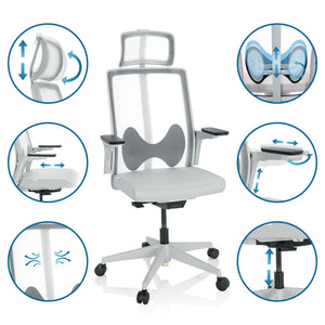 Biroja krēsls ARCEO W - Ergostock.lv