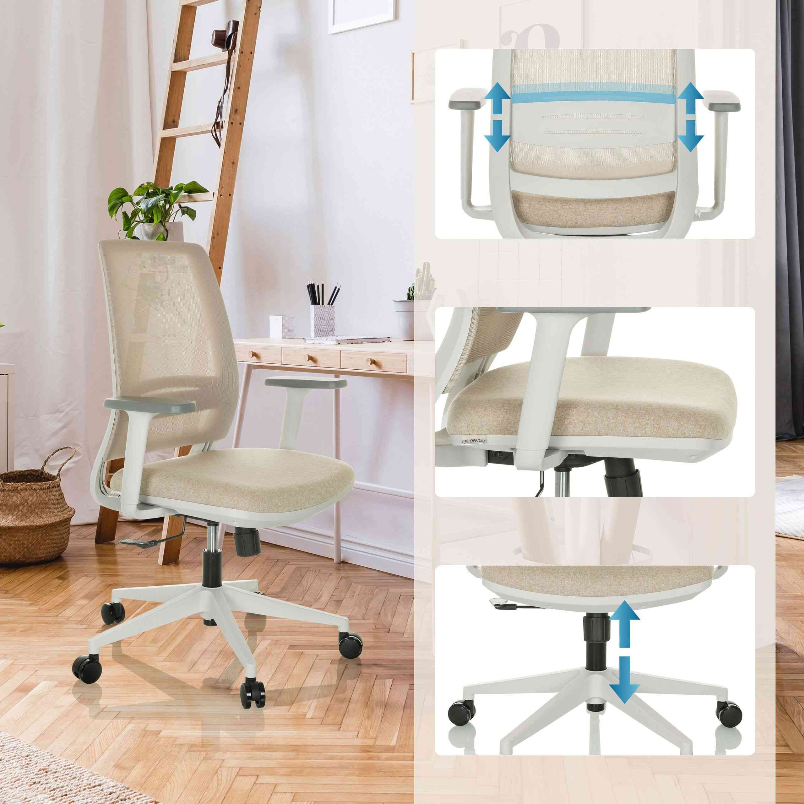 Biroja krēsls PROFONDO ECO W - Ergostock.lv