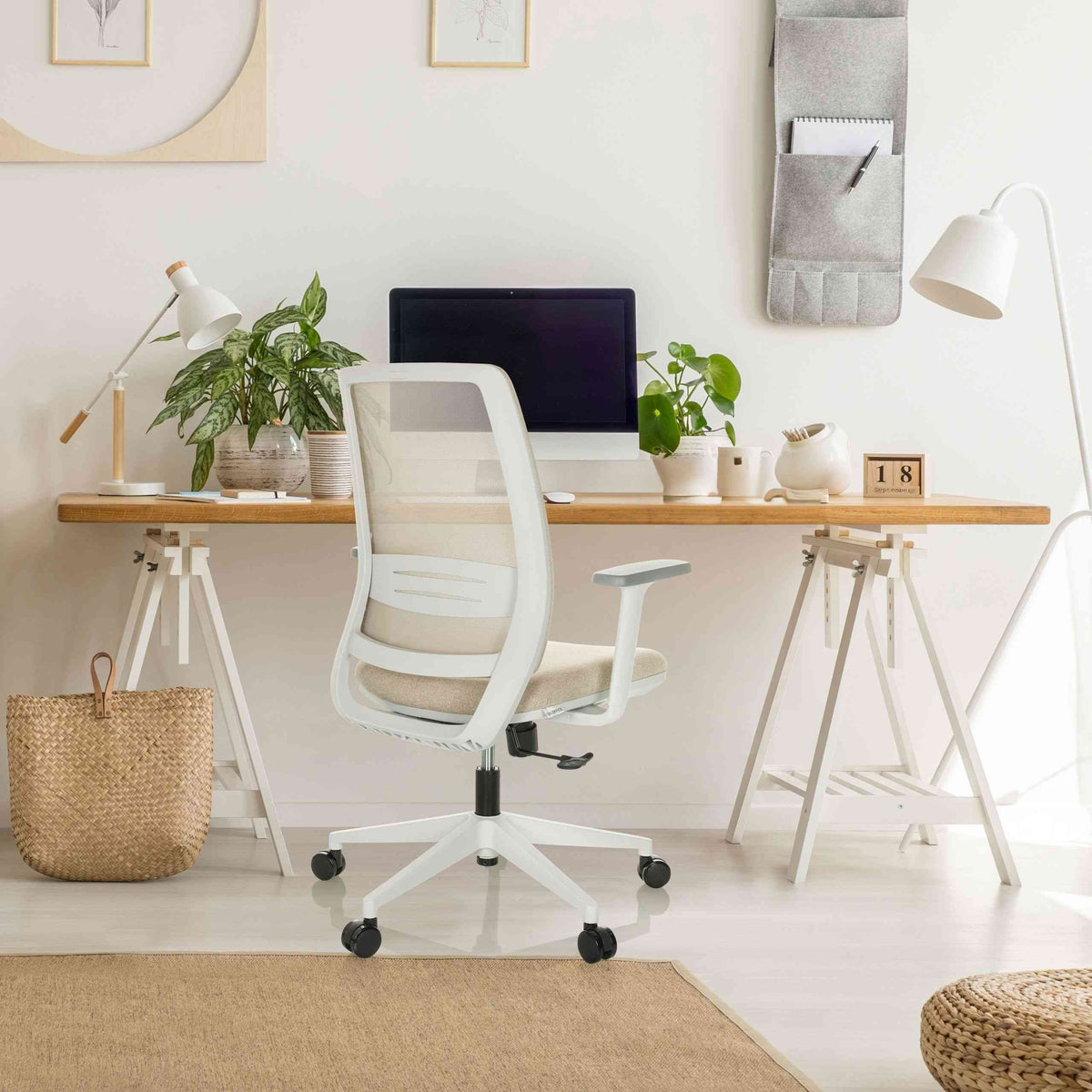 Biroja krēsls PROFONDO ECO W - Ergostock.lv