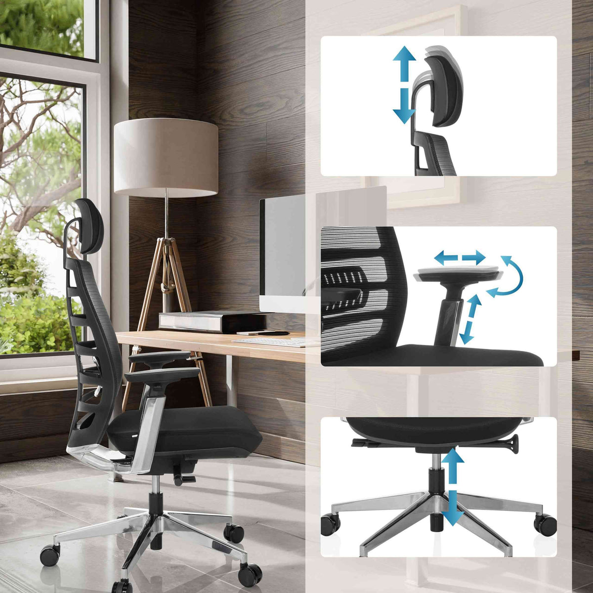 Biroja krēsls SPINIO ELITE - Ergostock.lv