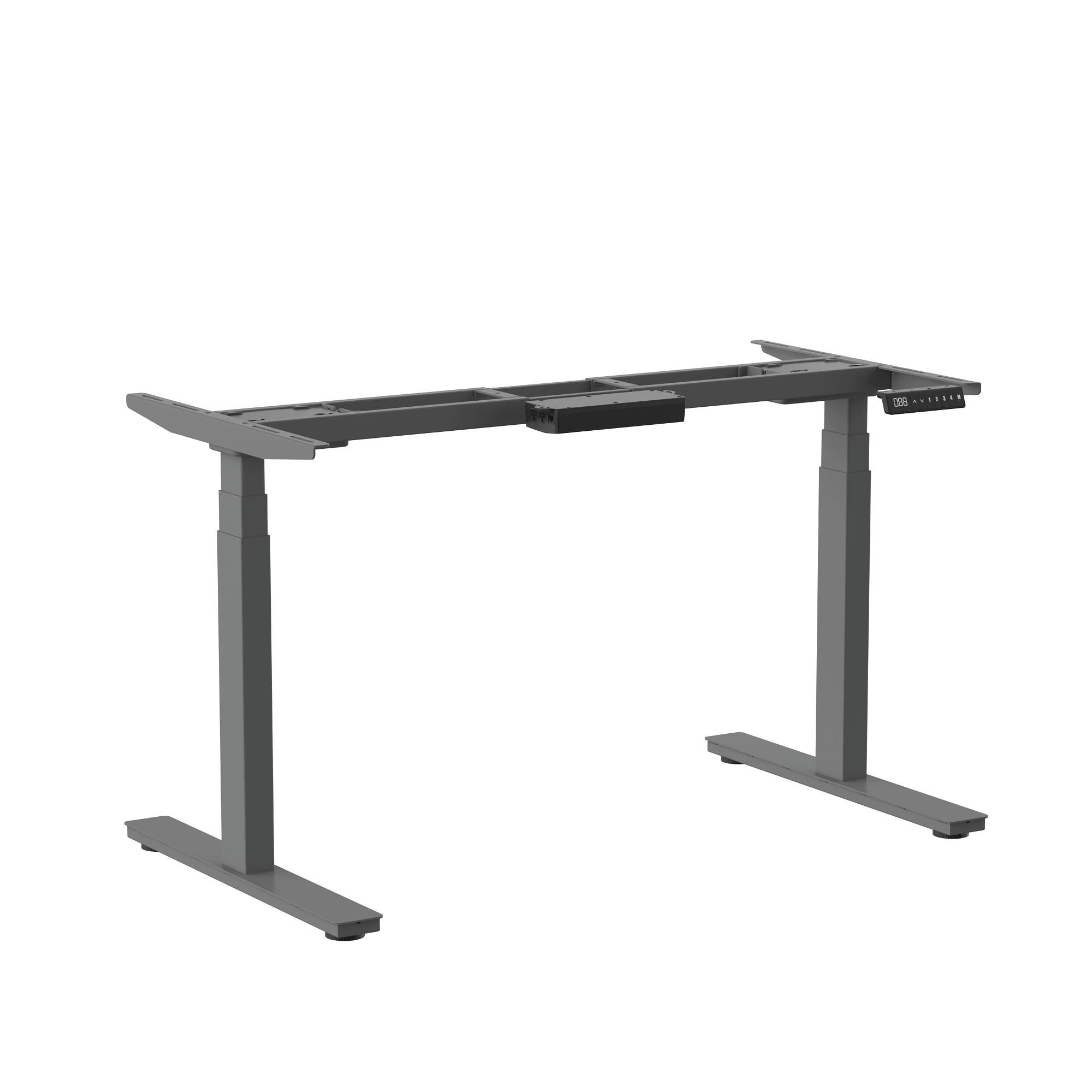 Elektriski augstumā regulējams divmotoru galda statīvs Prestige - Ergostock.lv