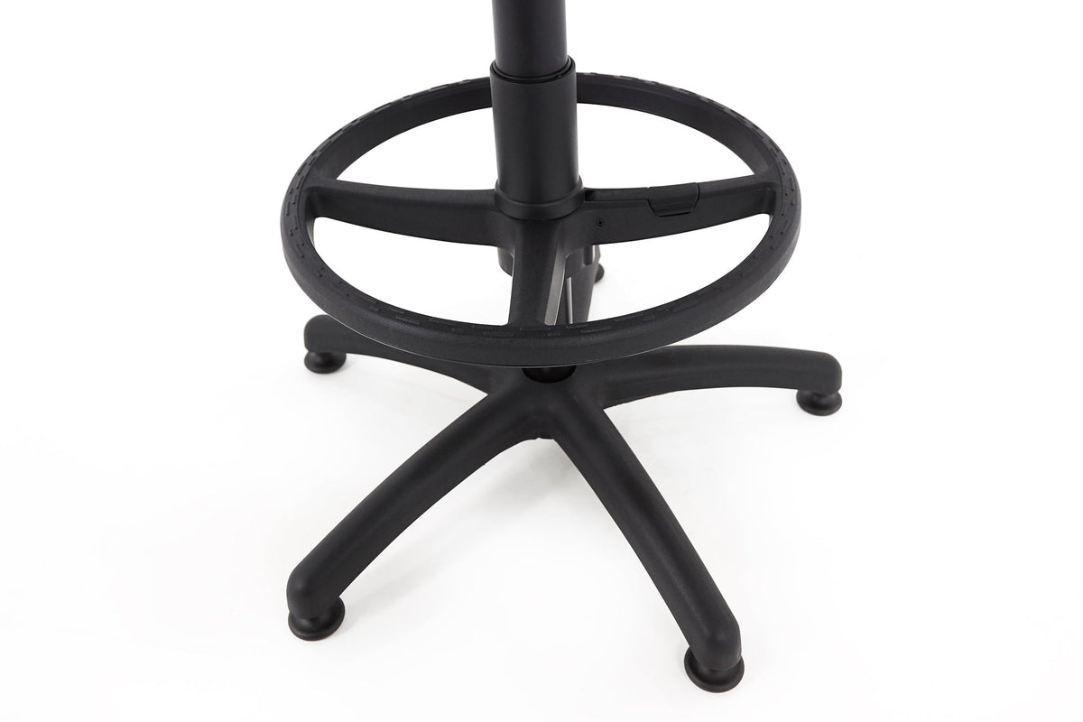 Darbnīcu krēsls LAB RB Black - Ergostock.lv