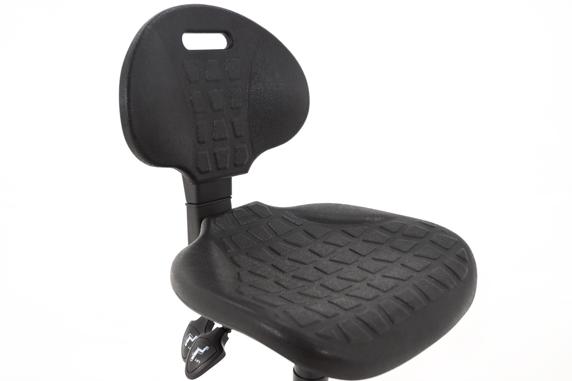 Darbnīcu krēsls LAB Black - Ergostock.lv