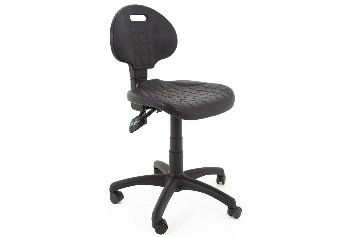 Darbnīcu krēsls LAB Black - Ergostock.lv