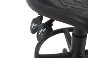 Darbnīcu krēsls LAB RB Black - Ergostock.lv