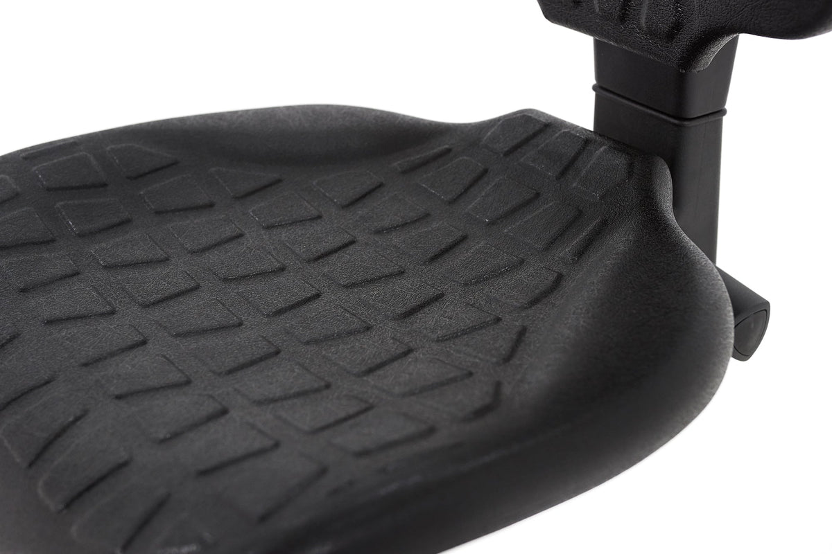 Darbnīcu krēsls LAB Black - Ergostock.lv