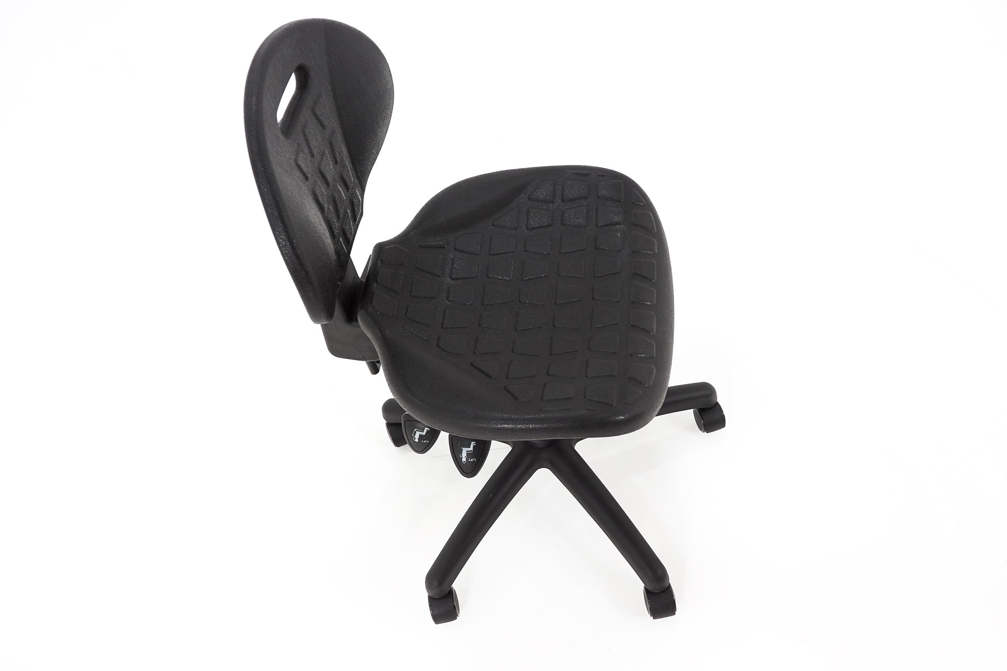 Darbnīcu krēsls LAB Black - Ergostock.lv