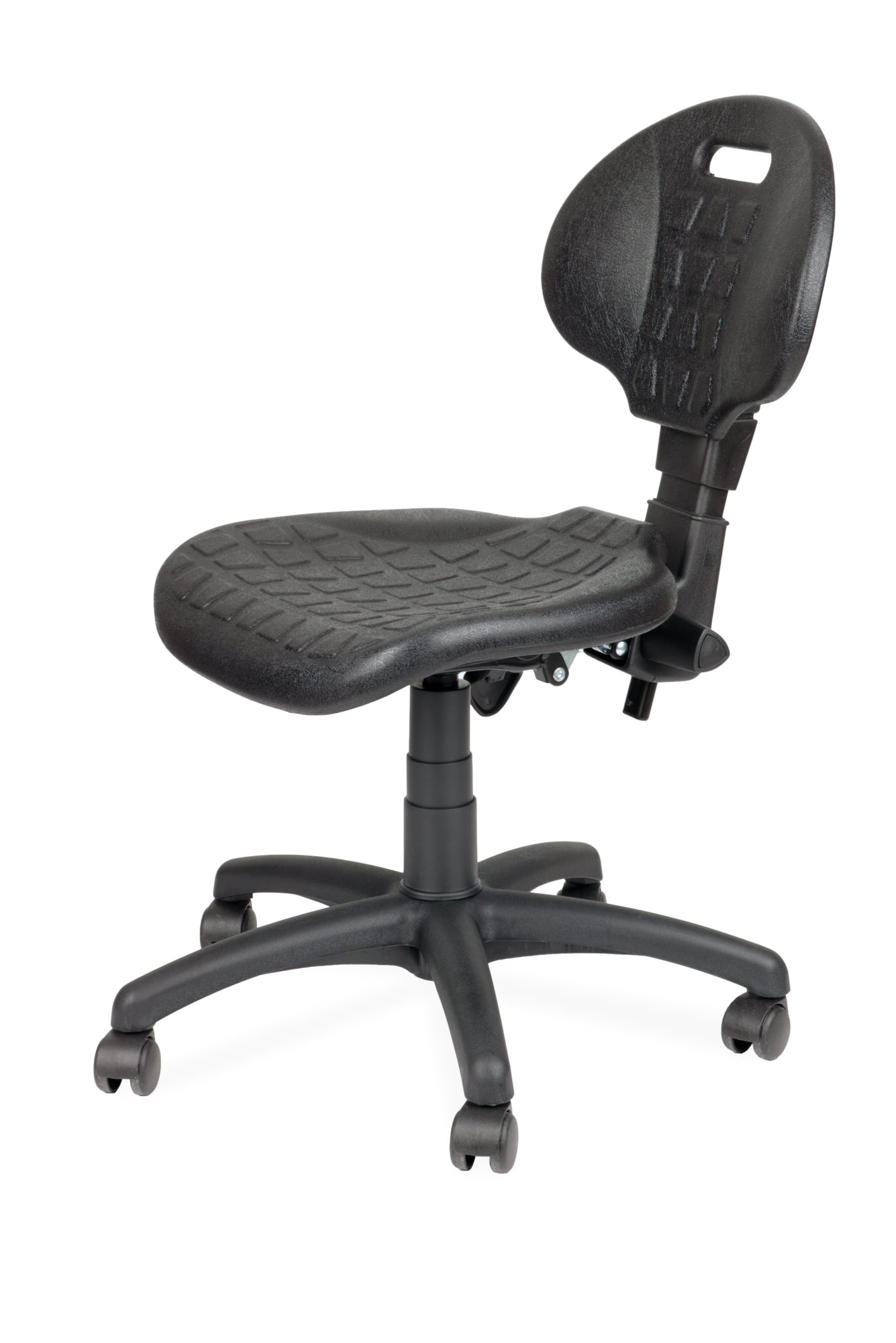 Darbnīcu krēsls LAB Black - Ergostock.lv