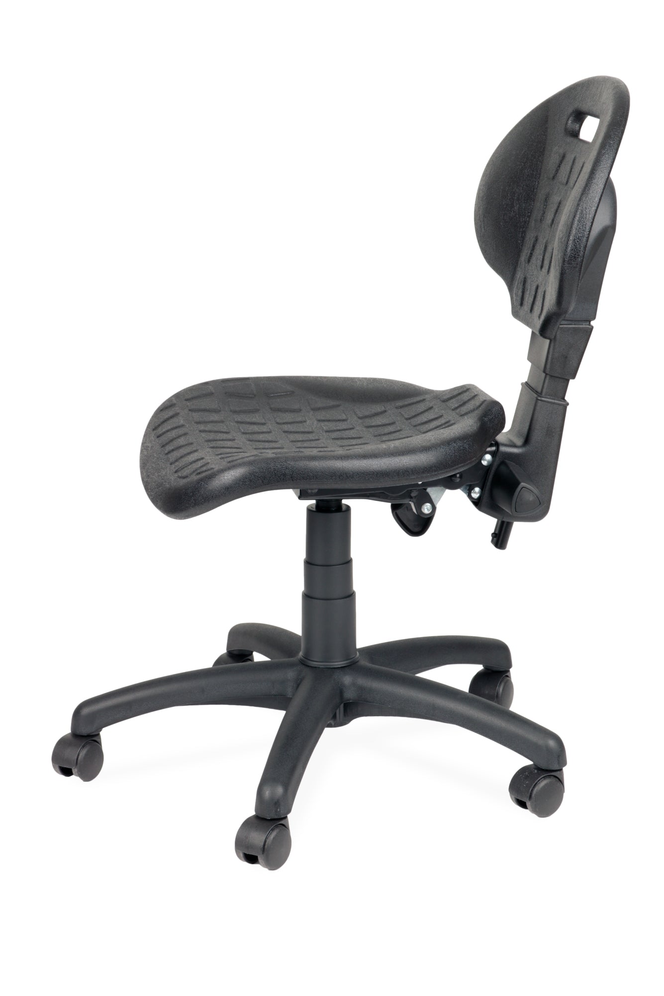 Darbnīcu krēsls LAB Black - Ergostock.lv