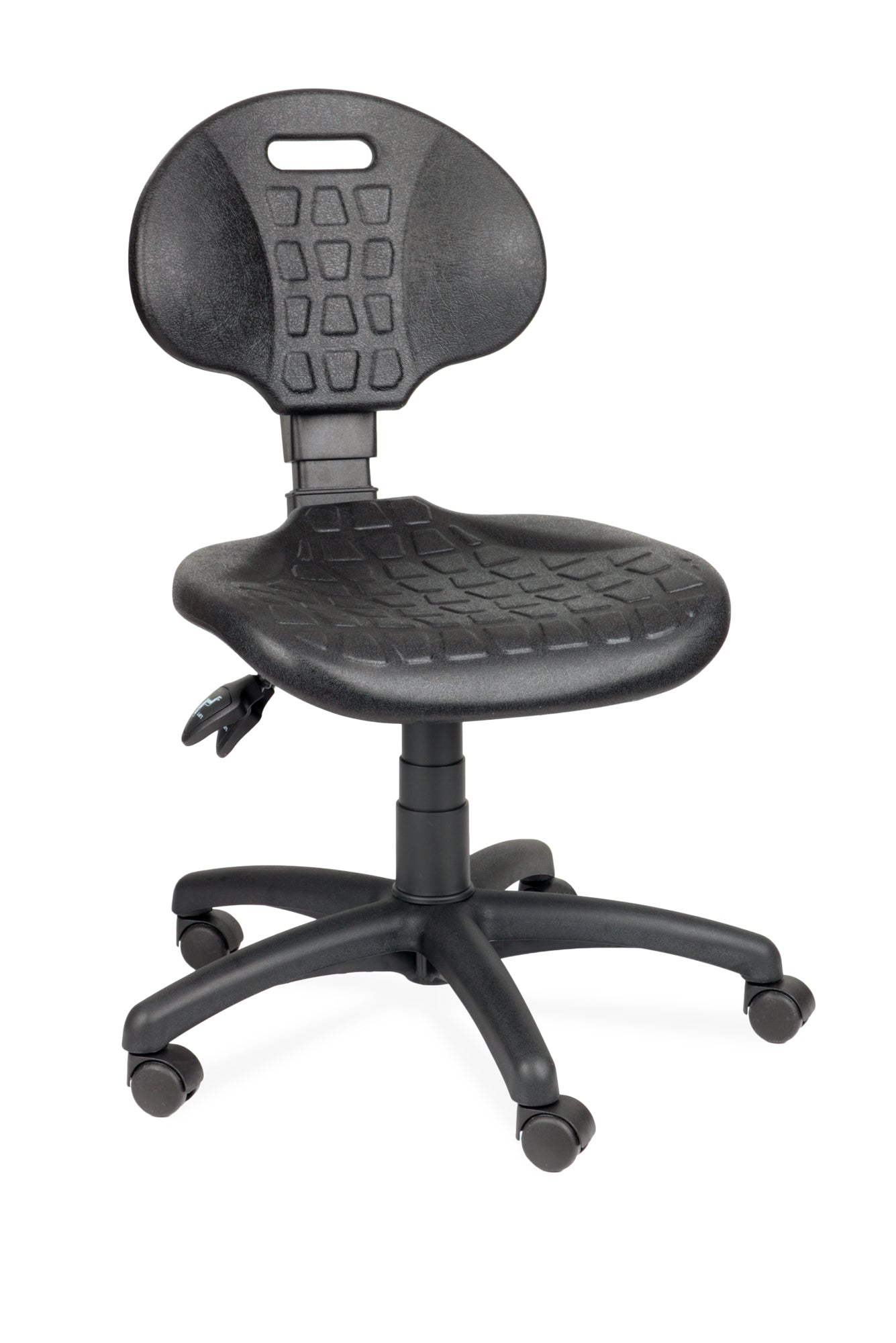 Darbnīcu krēsls LAB Black - Ergostock.lv