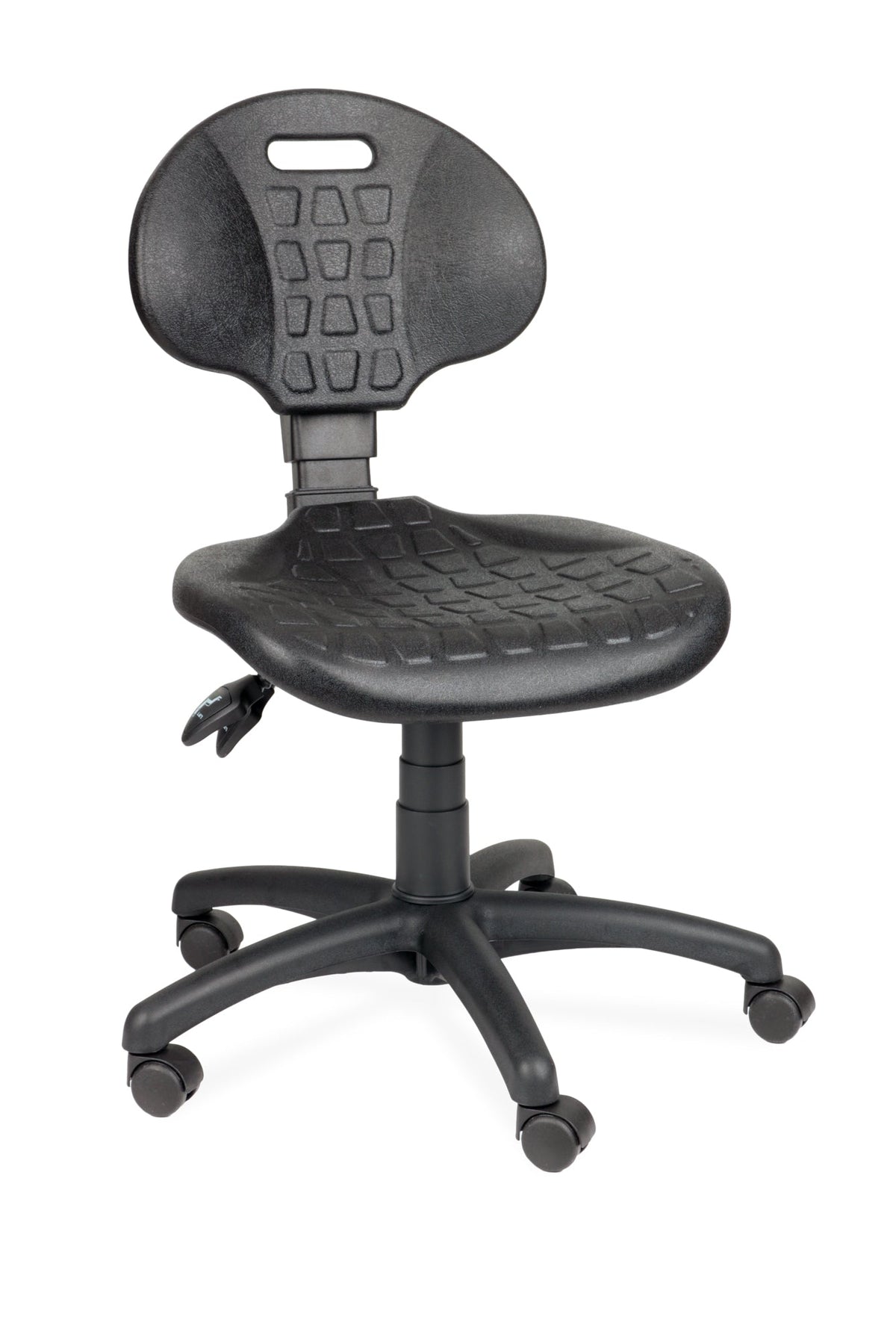 Darbnīcu krēsls LAB Black - Ergostock.lv