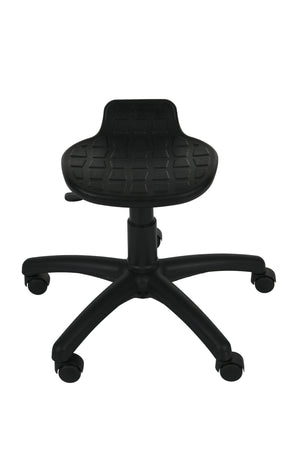Darbnīcu krēsls LAB Stool Black - Ergostock.lv