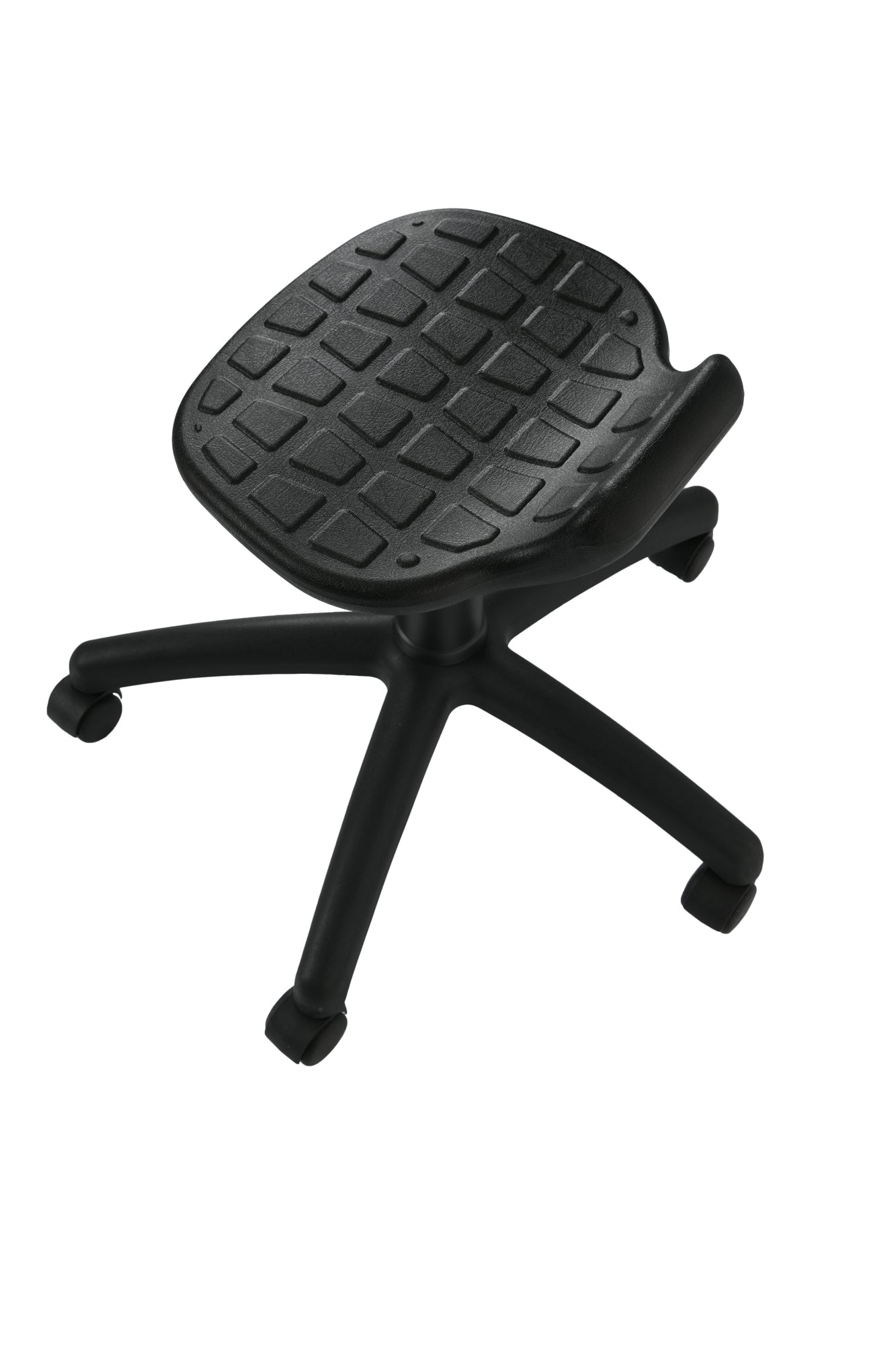 Darbnīcu krēsls LAB Stool Black - Ergostock.lv
