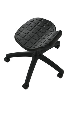 Darbnīcu krēsls LAB Stool Black - Ergostock.lv