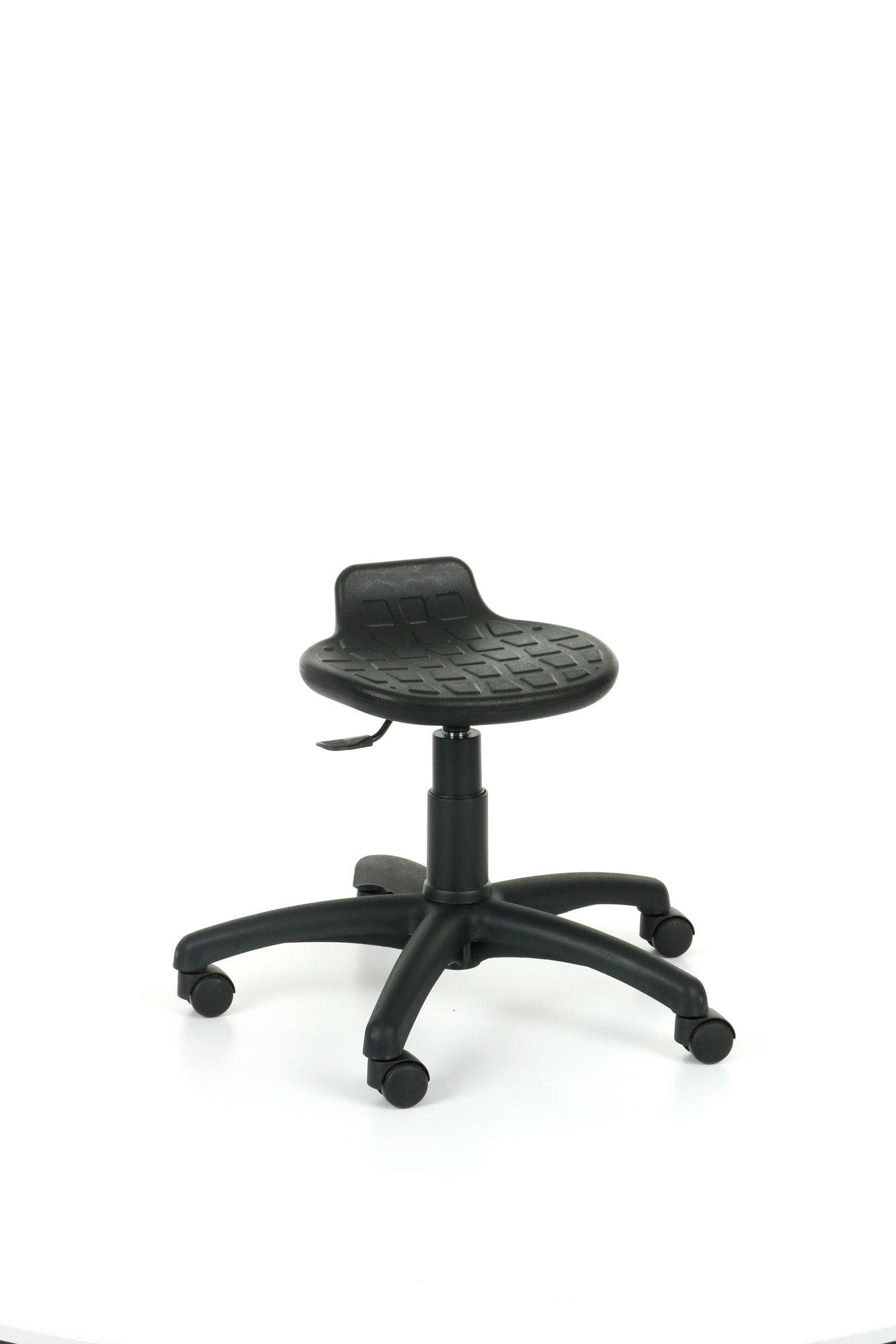Darbnīcu krēsls LAB Stool Black - Ergostock.lv