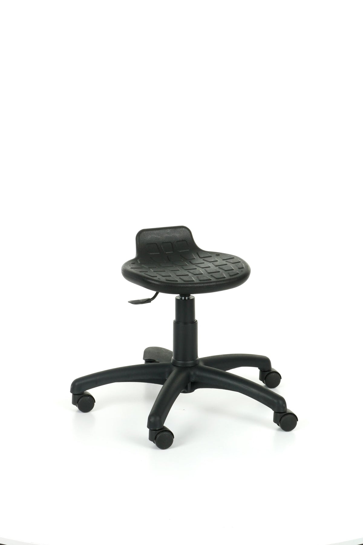 Darbnīcu krēsls LAB Stool Black - Ergostock.lv