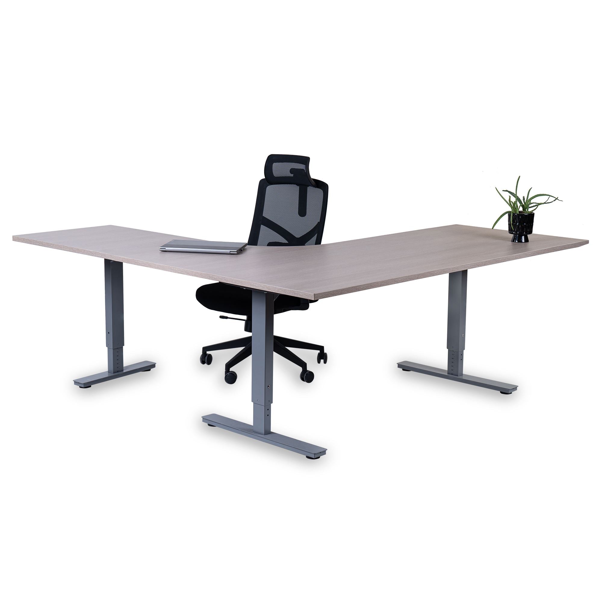 Biroja galds Forza Line L forma 160 cm x 120 cm - Ergostock.lv