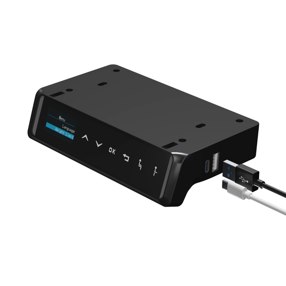 Elektriski augstumā regulējams divmotoru galda statīvs Prestige - Ergostock.lv