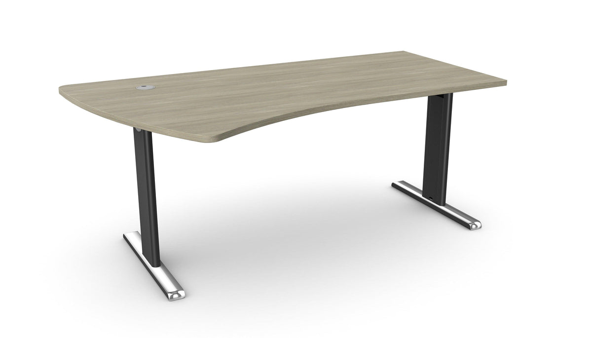 Biroja galds THEO ELEGANCE ONE, 180 x 80 cm - Ergostock.lv