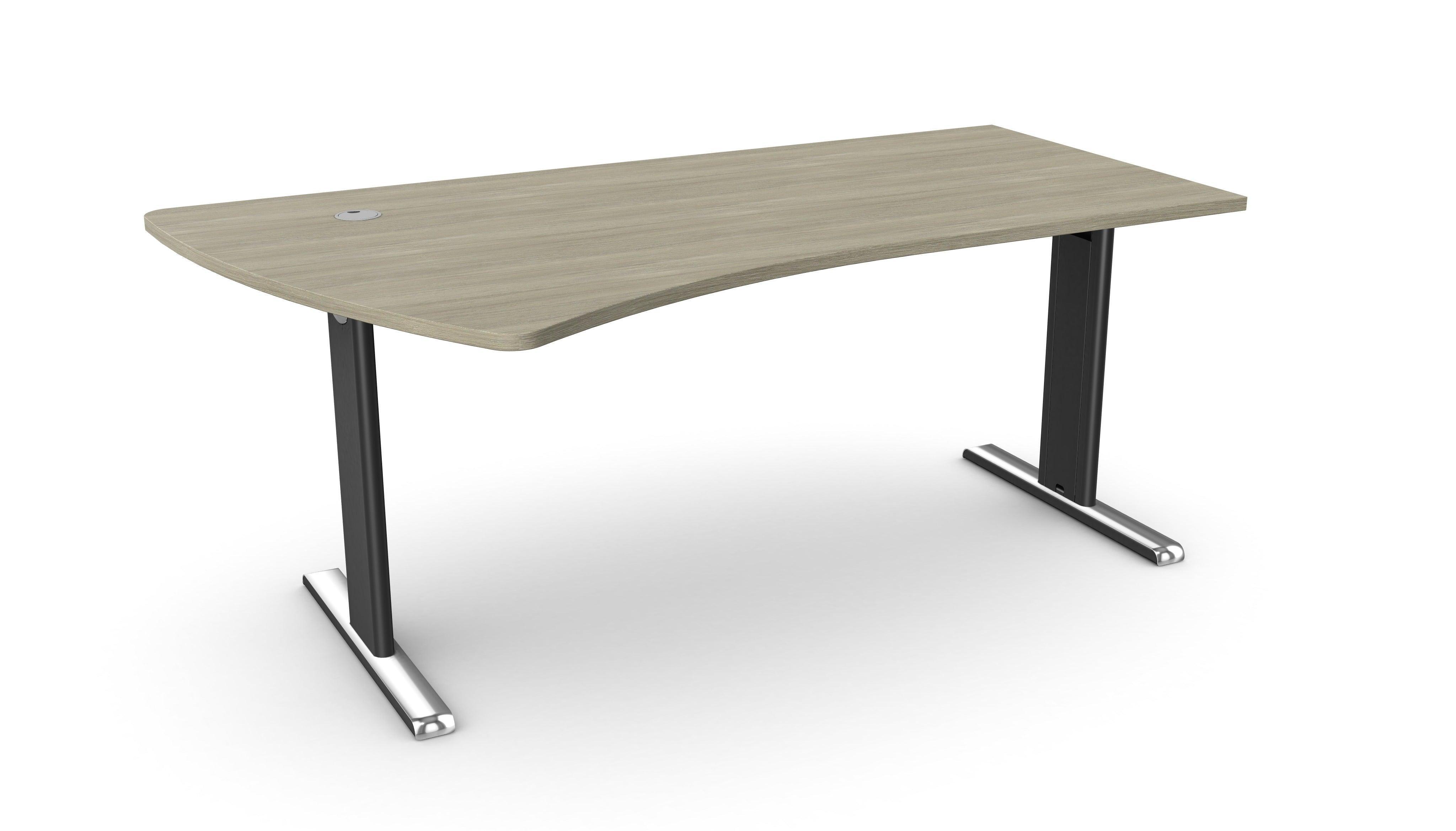 Biroja galds THEO ELEGANCE ONE, 180 x 80 cm - Ergostock.lv