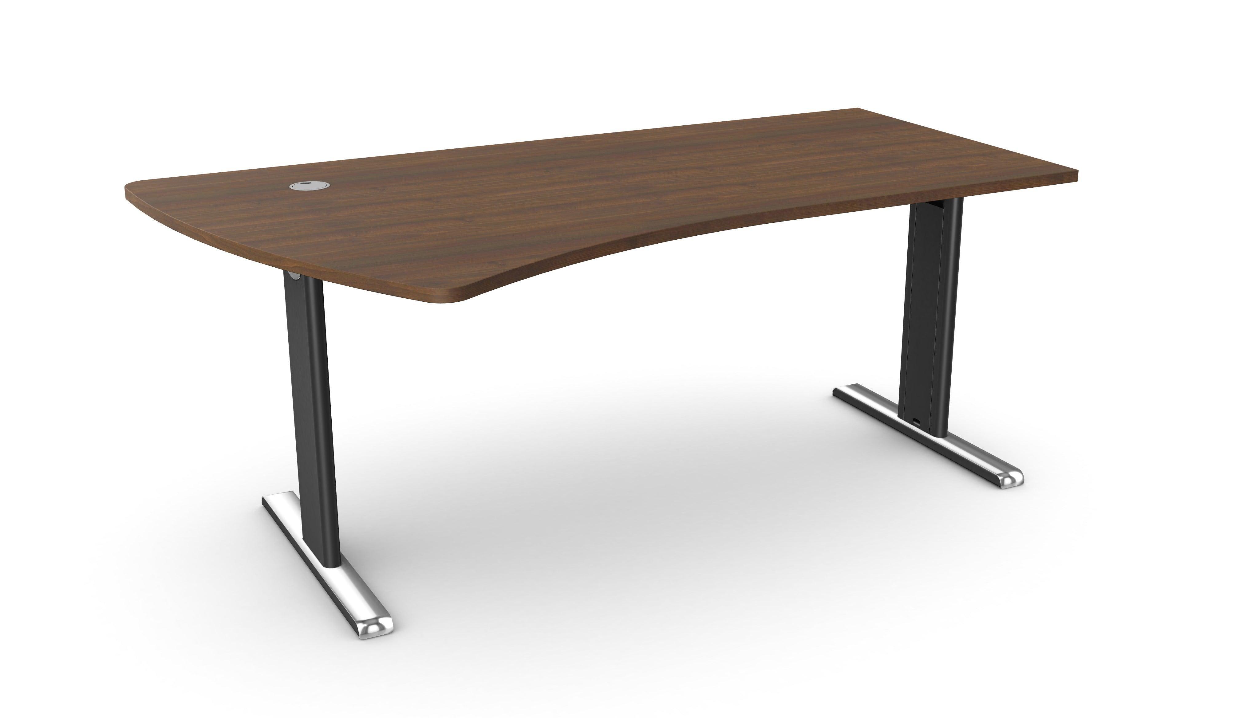 Biroja galds THEO ELEGANCE ONE, 180 x 80 cm - Ergostock.lv