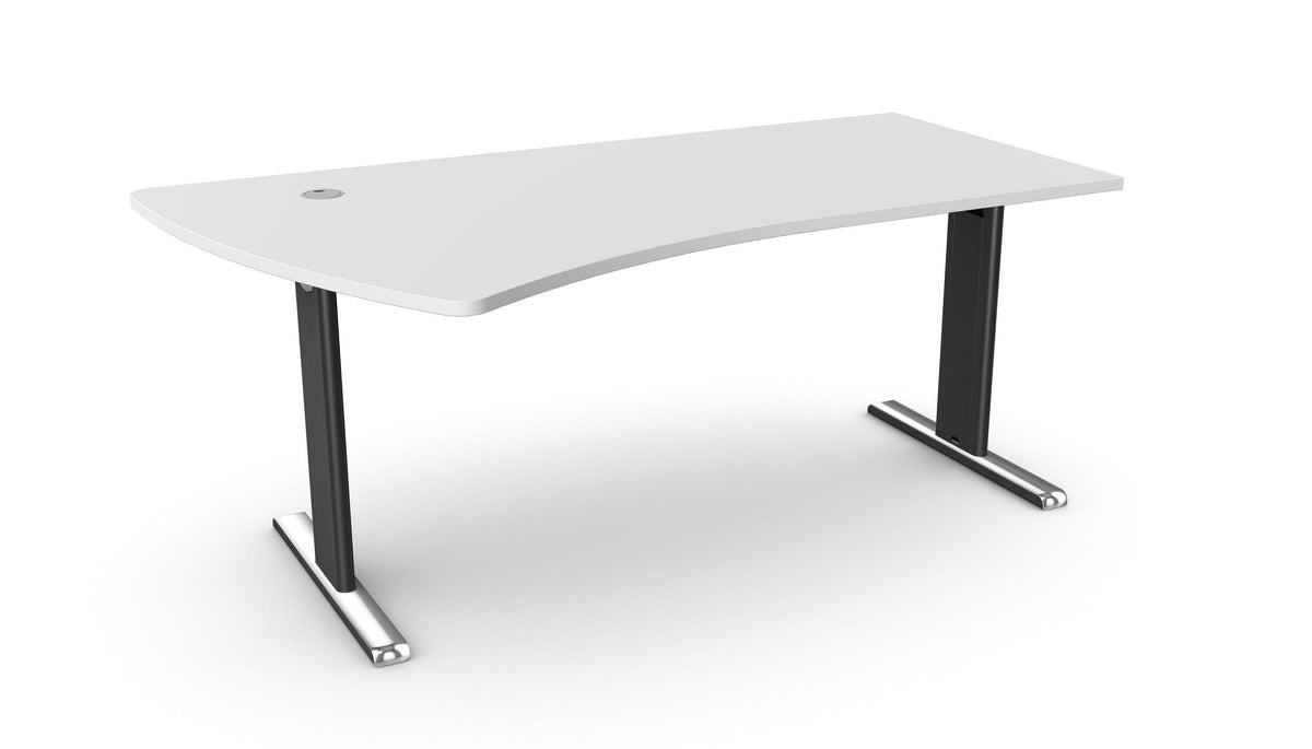 Biroja galds THEO ELEGANCE ONE, 180 x 80 cm - Ergostock.lv