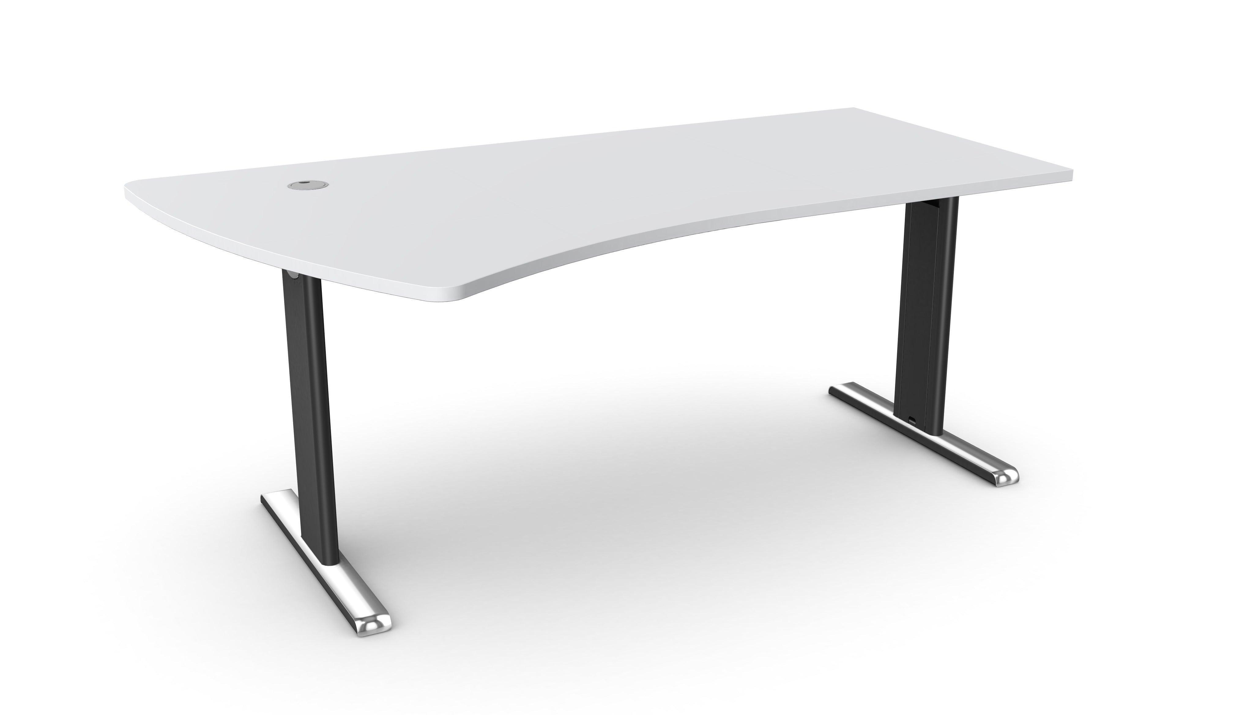 Biroja galds THEO ELEGANCE ONE, 180 x 80 cm - Ergostock.lv