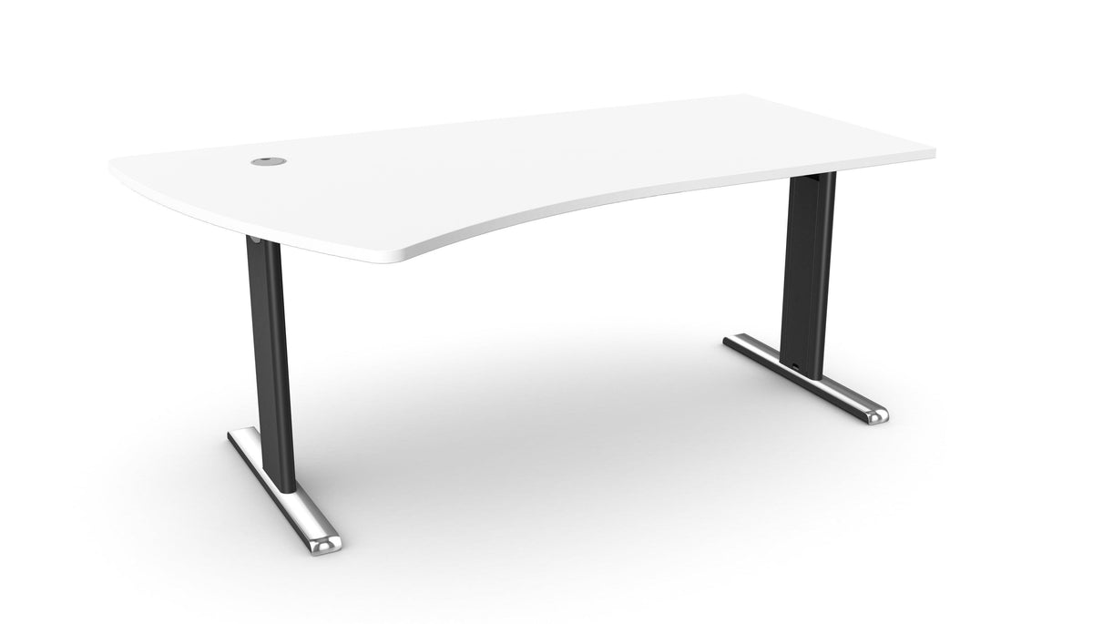 Biroja galds THEO ELEGANCE ONE, 180 x 80 cm - Ergostock.lv