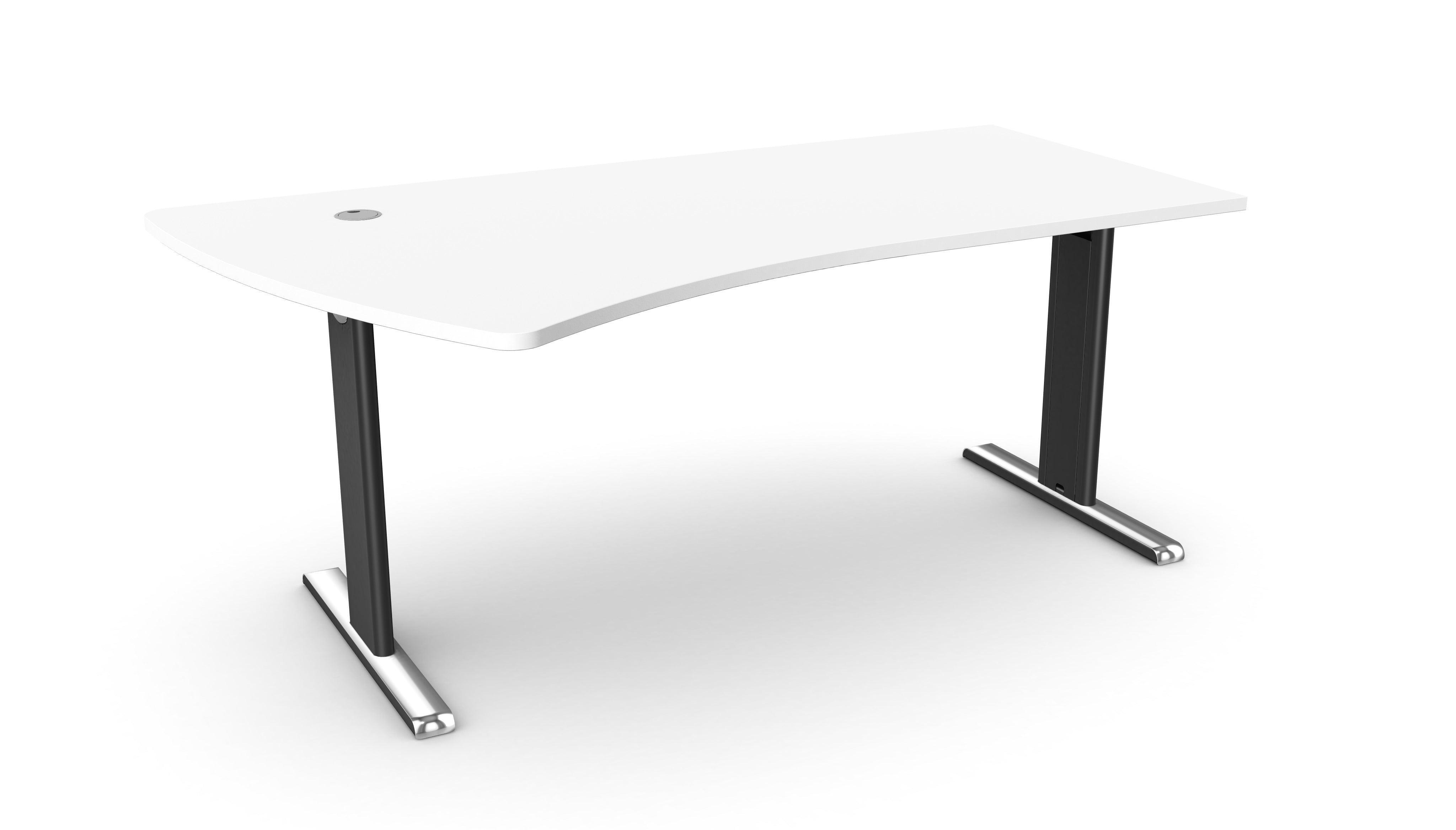 Biroja galds THEO ELEGANCE ONE, 180 x 80 cm - Ergostock.lv