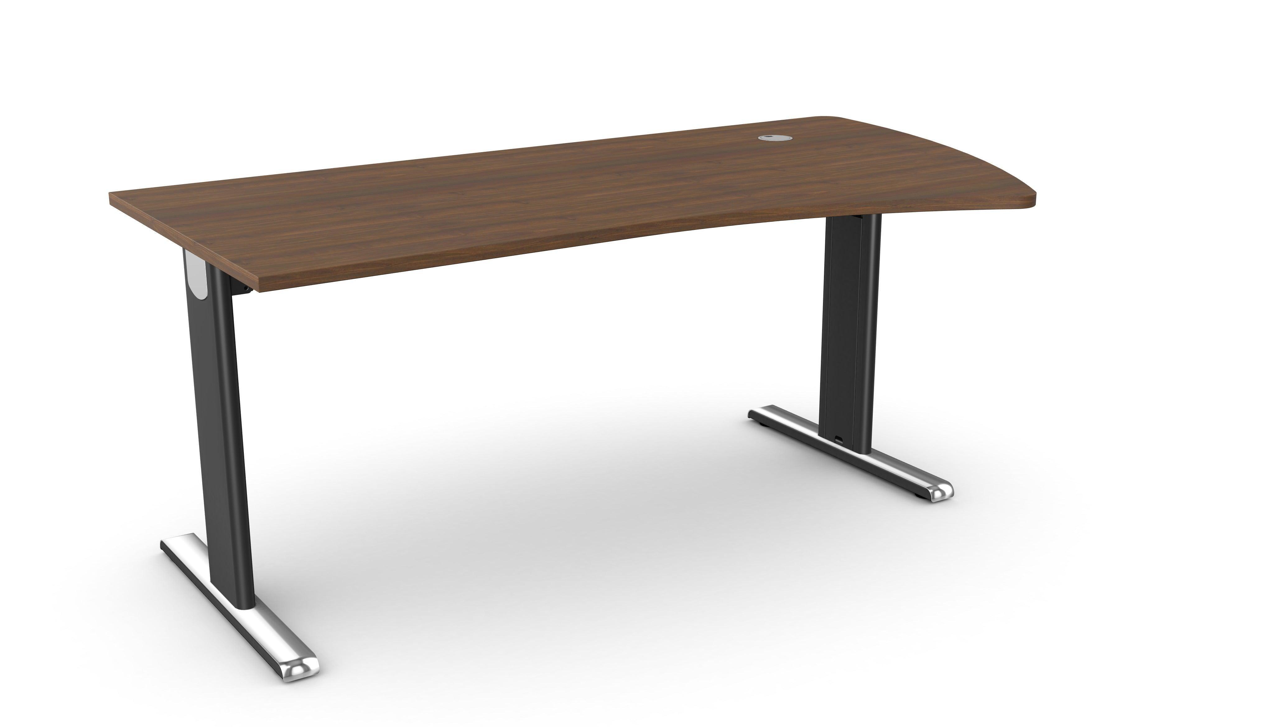 Biroja galds THEO ELEGANCE ONE, 180 x 80 cm - Ergostock.lv