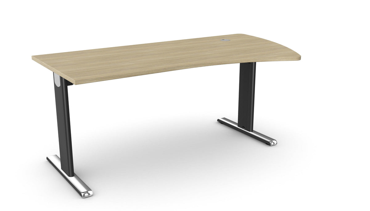 Biroja galds THEO ELEGANCE ONE, 180 x 80 cm - Ergostock.lv