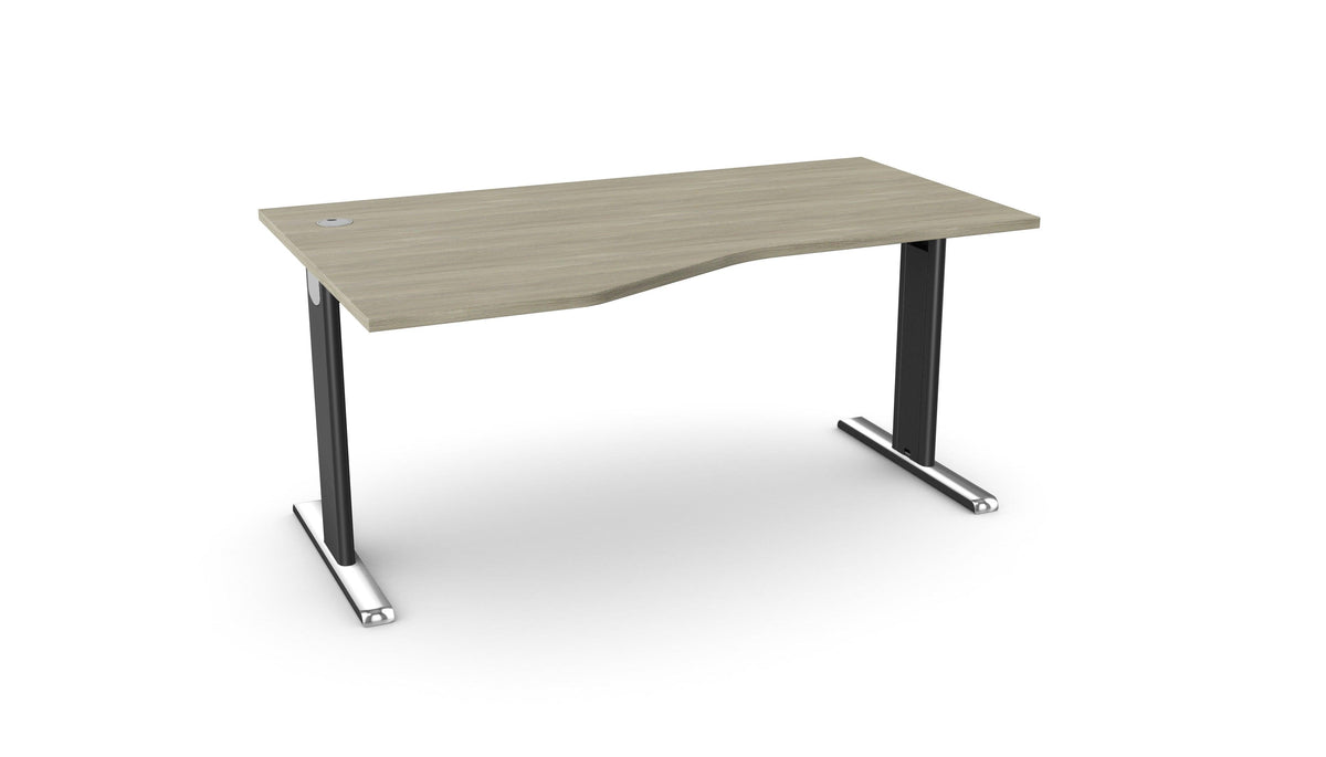 Biroja galds THEO ELEGANCE TWO, 160 x 80 cm - Ergostock.lv