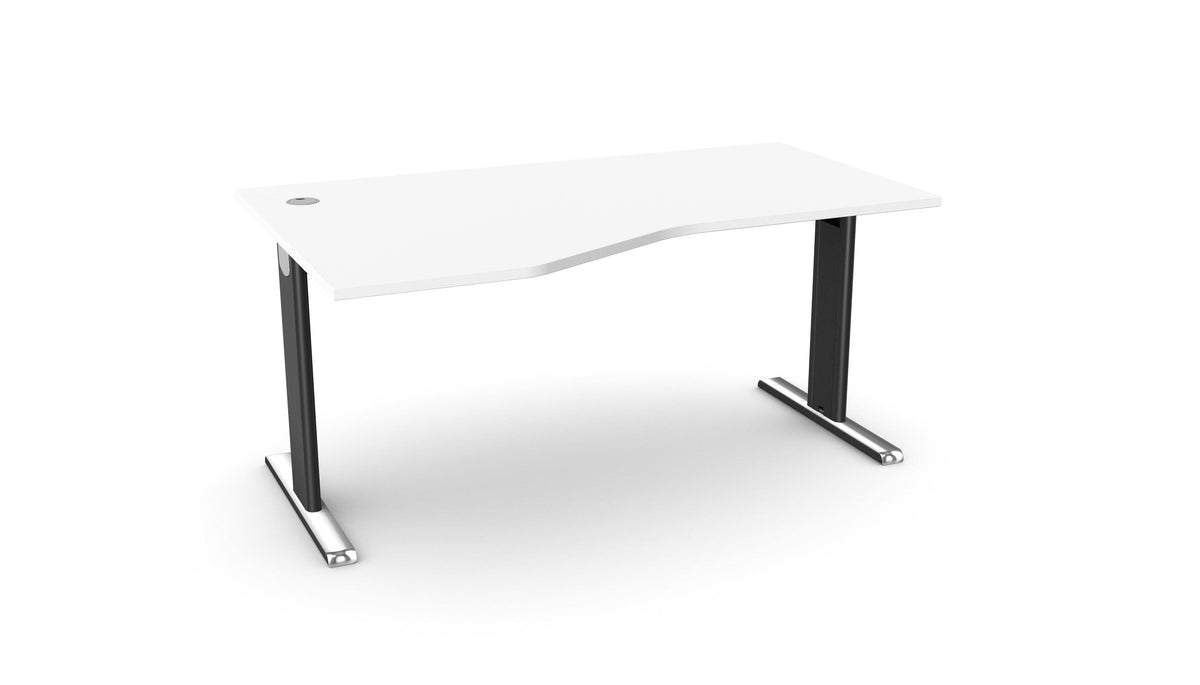 Biroja galds THEO ELEGANCE TWO, 160 x 80 cm - Ergostock.lv