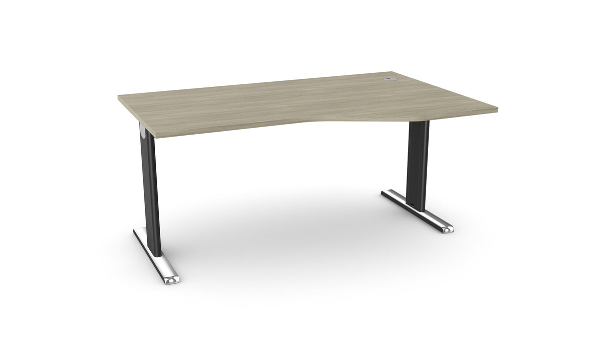 Biroja galds THEO ELEGANCE TWO, 160 x 80 cm - Ergostock.lv